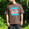 Threadless Grey Sky Chai Trans Book Pride Graphic Men's Comfort Colors T-Shirt Espresso
