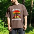 History Education Is Freedom Books Black History Men's Comfort Colors T-Shirt Espresso