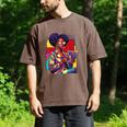 History Woman Reading Book Geometric Girl Educated Men's Comfort Colors T-Shirt Espresso