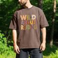 Wild About Reading Book Animal Children's Book Lover Teacher Men's Comfort Colors T-Shirt Espresso Wild About Reading Book Animal Children's Book Lover Teacher Men's Comfort Colors T-Shirt Espresso