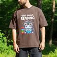 Wild About Reading Book Lover Hippo Men's Comfort Colors T-Shirt Espresso Wild About Reading Book Lover Hippo Men's Comfort Colors T-Shirt Espresso