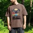 Wild About Reading Book Lover Pug Dog Men's Comfort Colors T-Shirt Espresso Wild About Reading Book Lover Pug Dog Men's Comfort Colors T-Shirt Espresso