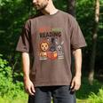 Wild About Reading Zoo Animals For Bookworm Book Reader Men's Comfort Colors T-Shirt Espresso