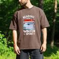 Winter Reading Book Bookworm Winter Men's Comfort Colors T-Shirt Espresso