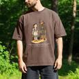 Wizard Of Oz Book Quote Scarecrow Dorothy Retro Drawing Men's Comfort Colors T-Shirt Espresso