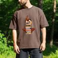 Woman And Books Stack Afro Girl Book Lover Men's Comfort Colors T-Shirt Espresso