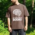 Women's My Brain Runs On Books Reading Bookworm Men Women Men's Comfort Colors T-Shirt Espresso Women's My Brain Runs On Books Reading Bookworm Men Women Men's Comfort Colors T-Shirt Espresso