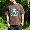 Women's Readsolotl Kawaii Axolotl Reading Book Lover Men's Comfort Colors T-Shirt Espresso