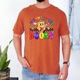 100 Days In The Book Fun 100 Days Of School Boy Girl Teacher Men's Comfort Colors T-Shirt Yam