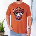 Adorable Book Lover Cowboy With Reading Glasses Cute Men's Comfort Colors T-Shirt Yam Adorable Book Lover Cowboy With Reading Glasses Cute Men's Comfort Colors T-Shirt Yam