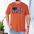 America US Flag Books Library Reading For Book Lover Reader Men's Comfort Colors T-Shirt Yam