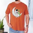 Astronaut Reading Book To Alien Moon Space Book Lover Men Men's Comfort Colors T-Shirt Yam Astronaut Reading Book To Alien Moon Space Book Lover Men Men's Comfort Colors T-Shirt Yam
