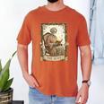 The Aunt Tarot Card Women Skeleton Aunty Book Lover Men's Comfort Colors T-Shirt Yam