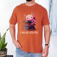 Axolotl Book Lover Librarian Reading Library Readers Men's Comfort Colors T-Shirt Yam Axolotl Book Lover Librarian Reading Library Readers Men's Comfort Colors T-Shirt Yam