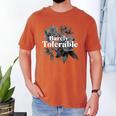 Barely Tolerable Shirt Floral Book Lover Quote Bookish Men's Comfort Colors T-Shirt Yam Barely Tolerable Shirt Floral Book Lover Quote Bookish Men's Comfort Colors T-Shirt Yam