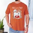 Bella Ciao Goodbye Beautiful Skull Book Of Dark Magic Occult Men's Comfort Colors T-Shirt Yam Bella Ciao Goodbye Beautiful Skull Book Of Dark Magic Occult Men's Comfort Colors T-Shirt Yam