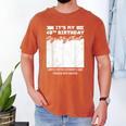 Birthday It's My 40th Birthday Guest Book Birthday Party Men's Comfort Colors T-Shirt Yam