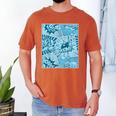 Blue Comic Book Blue Graphic Men's Comfort Colors T-Shirt Yam