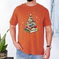 Book Christmas Tree Teacher Book Lover Crew Neck Modern Classic Christmas Small Short Sleeve -Adults -Kids Men's Comfort Colors T-Shirt Yam Book Christmas Tree Teacher Book Lover Crew Neck Modern Classic Christmas Small Short Sleeve -Adults -Kids Men's Comfort Colors T-Shirt Yam