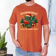 Book Dragon Christmas Reading For Fantasy Lovers Men's Comfort Colors T-Shirt Yam Book Dragon Christmas Reading For Fantasy Lovers Men's Comfort Colors T-Shirt Yam