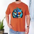 Book Dragon Reading Lover Men's Comfort Colors T-Shirt Yam