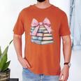 Book Lover Coquette Bow Pink Dainty Ribbon Cute Bookworm Men's Comfort Colors T-Shirt Yam Book Lover Coquette Bow Pink Dainty Ribbon Cute Bookworm Men's Comfort Colors T-Shirt Yam