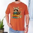 Book Lover Racoon Reading Bookish Library Read Books Be Kind Men's Comfort Colors T-Shirt Yam Book Lover Racoon Reading Bookish Library Read Books Be Kind Men's Comfort Colors T-Shirt Yam