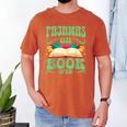 Book And Pajama Pajamas On Book Open Men's Comfort Colors T-Shirt Yam Book And Pajama Pajamas On Book Open Men's Comfort Colors T-Shirt Yam