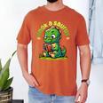 Book A Saurus Bookasaurus Dinosaur Book Girls Boys Toddler Men's Comfort Colors T-Shirt Yam
