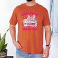 All Booked For Valentines Book Reading Coquette Bow Men's Comfort Colors T-Shirt Yam All Booked For Valentines Book Reading Coquette Bow Men's Comfort Colors T-Shirt Yam