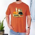 Bookish Cat Lover Cute Reading Squad Books & Kittens Love Men's Comfort Colors T-Shirt Yam