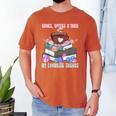Books Coffee Yarn Lover My Favorite Things Men's Comfort Colors T-Shirt Yam