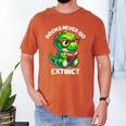 Books Never Go Extinct Reading Dinosaur Bookish Nerdy Men's Comfort Colors T-Shirt Yam Books Never Go Extinct Reading Dinosaur Bookish Nerdy Men's Comfort Colors T-Shirt Yam