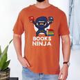 Books Ninja Read Reading Librarian Book Toddler Boys Kids Men's Comfort Colors T-Shirt Yam Books Ninja Read Reading Librarian Book Toddler Boys Kids Men's Comfort Colors T-Shirt Yam