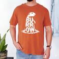 Burrow Prairie Dog Word Art Introvert Nature Retreat Men Women Kids Men's Comfort Colors T-Shirt Yam