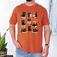Cats Reading Books Cat Lover Men's Comfort Colors T-Shirt Yam