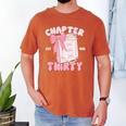 Chapter Thirty Est 1995 Cute 30th Birthday Book Bow Coquette Men's Comfort Colors T-Shirt Yam