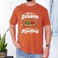 Christmas Book Lover Gingerbread Library Reading Bookaholic Men's Comfort Colors T-Shirt Yam Christmas Book Lover Gingerbread Library Reading Bookaholic Men's Comfort Colors T-Shirt Yam