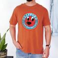 Clifford The Big Red Dog Round Distressed Logo Kids Books Men's Comfort Colors T-Shirt Yam Clifford The Big Red Dog Round Distressed Logo Kids Books Men's Comfort Colors T-Shirt Yam