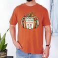 I Closed My Book To Be Here Fall Pumpkin Men's Comfort Colors T-Shirt Yam I Closed My Book To Be Here Fall Pumpkin Men's Comfort Colors T-Shirt Yam