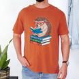 Cool Hedgehog Book Nerd Readers Men's Comfort Colors T-Shirt Yam Cool Hedgehog Book Nerd Readers Men's Comfort Colors T-Shirt Yam