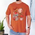 Coquette Teacher School Supplies Bows Books Globe Apple Cute Men's Comfort Colors T-Shirt Yam Coquette Teacher School Supplies Bows Books Globe Apple Cute Men's Comfort Colors T-Shirt Yam