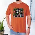 Cosy Sloth In Bookshelf With Plants Men's Comfort Colors T-Shirt Yam Cosy Sloth In Bookshelf With Plants Men's Comfort Colors T-Shirt Yam