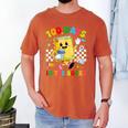 Cute 100 Days In The Books Groovy Boy Girl Teacher Men's Comfort Colors T-Shirt Yam