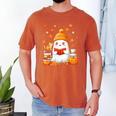 Cute Beanie Ghost Bookworm Cozy Book Reading Halloween Men's Comfort Colors T-Shirt Yam Cute Beanie Ghost Bookworm Cozy Book Reading Halloween Men's Comfort Colors T-Shirt Yam
