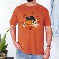 Cute Cat Fall In Love With Reading Book Cat Lover Librarian Men's Comfort Colors T-Shirt Yam Cute Cat Fall In Love With Reading Book Cat Lover Librarian Men's Comfort Colors T-Shirt Yam