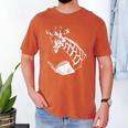 Cute Giraffe Wear Glasses Reading Book Librarian Bookworm Men's Comfort Colors T-Shirt Yam