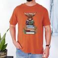 Cute Highland Cow With Book Floral Bookworm Librarian Book Men's Comfort Colors T-Shirt Yam Cute Highland Cow With Book Floral Bookworm Librarian Book Men's Comfort Colors T-Shirt Yam