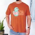 Cute Pigeon This Is My Book Character Costume For Reading Men's Comfort Colors T-Shirt Yam