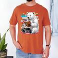 Cute Polar Bear Is Reading a Book Reading Polar Bear Men's Comfort Colors T-Shirt Yam Cute Polar Bear Is Reading a Book Reading Polar Bear Men's Comfort Colors T-Shirt Yam